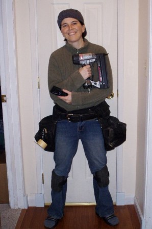 Nail gun and tool belt