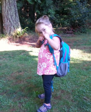 Alex's first day of school