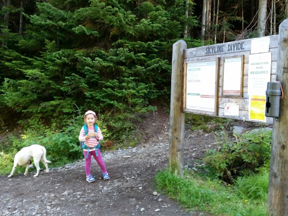 Skyline Divide trail head